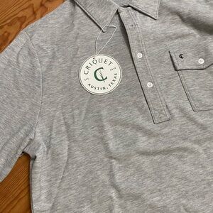 Criquet men’s large long sleeve gray shirt